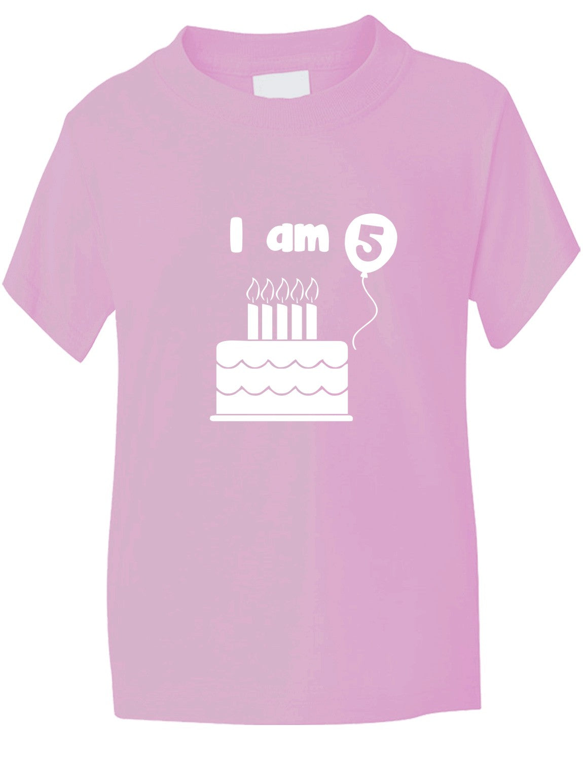 Birthday Kids Ages I Am 5 Five T-Shirt