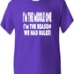 I'm The Middle One The Reason We Had Rules Kids T-Shirt