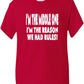 I'm The Middle One The Reason We Had Rules Kids T-Shirt