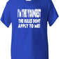 I'm The Youngest Rules Don't Apply To Me Kids T-Shirt