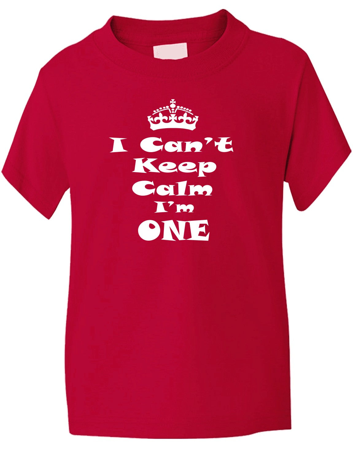 Keep Calm I'm One Kids T-Shirt