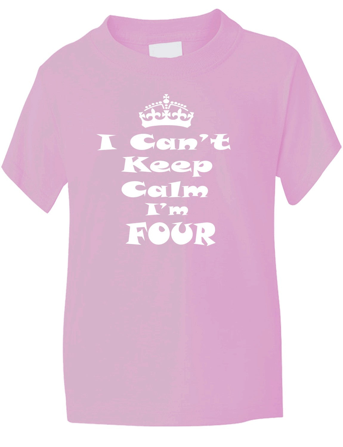 Keep Calm I'm Four Kids T-Shirt