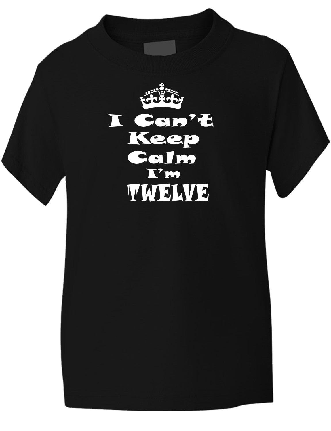 Keep Calm I'm Twelve Kids T-Shirt