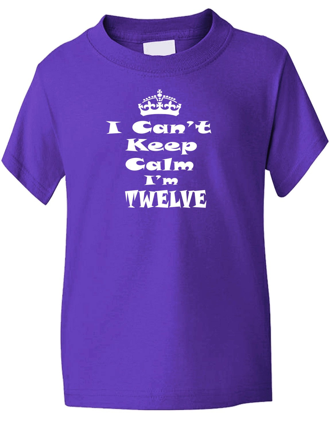 Keep Calm I'm Twelve Kids T-Shirt