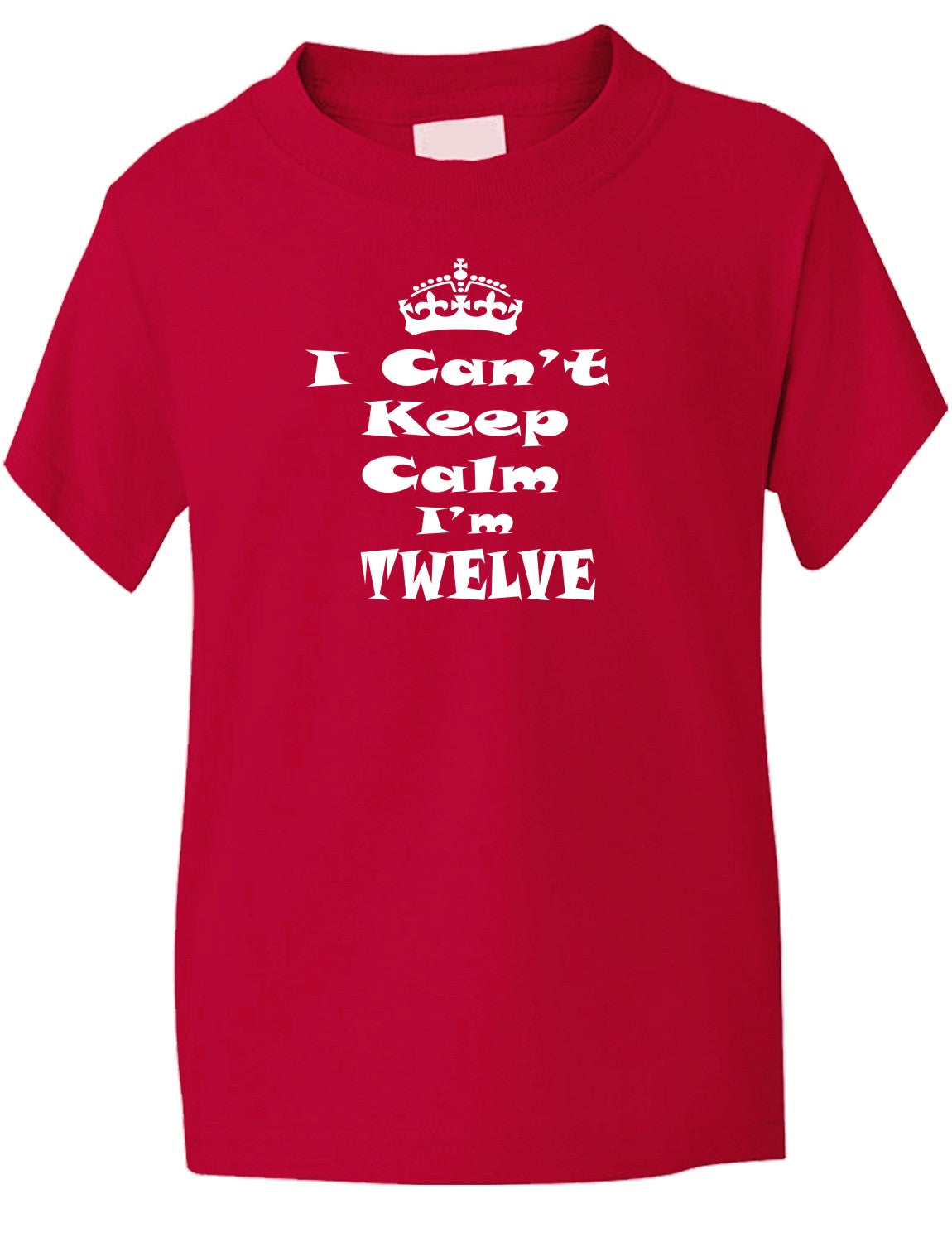 Keep Calm I'm Twelve Kids T-Shirt