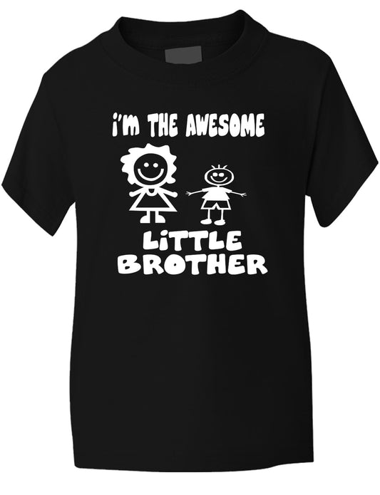 I'm The Awesome Little Brother Of Big Sister Kids T-Shirt