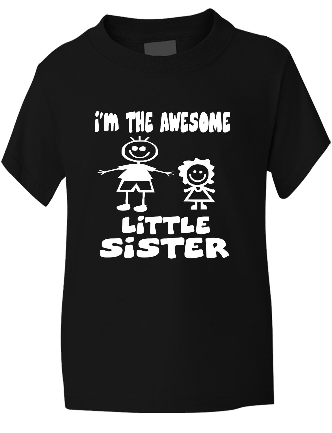 I'm The Awesome Little Sister Of Big Brother Kids T-Shirt