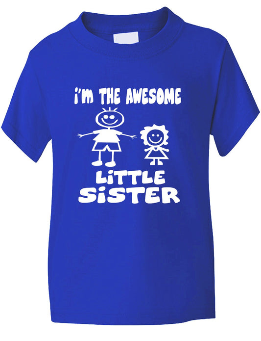 I'm The Awesome Little Sister Of Big Brother Kids T-Shirt