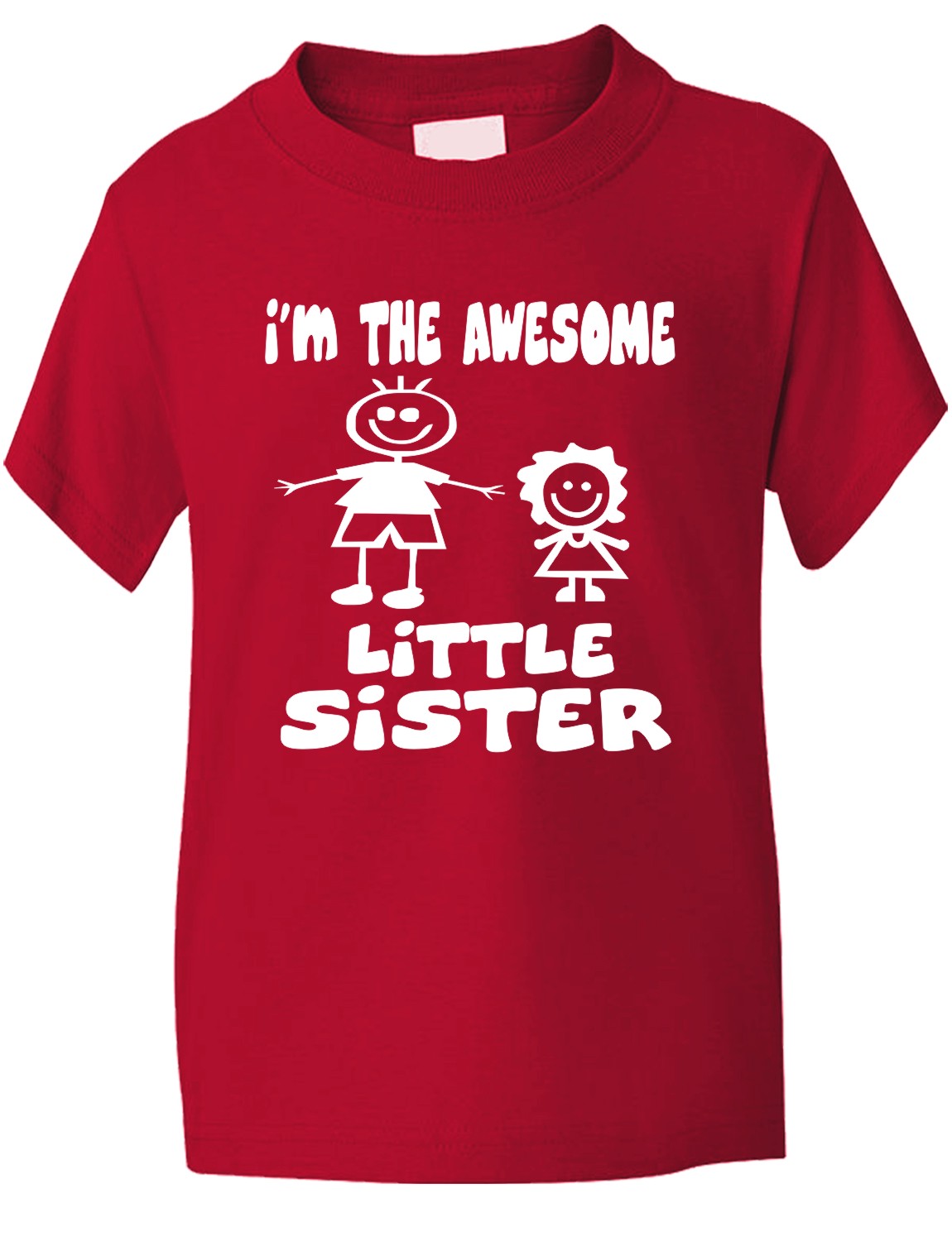 I'm The Awesome Little Sister Of Big Brother Kids T-Shirt