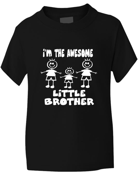 I'm The Awesome Little Brother Of 2 Brothers Kids T-Shirt