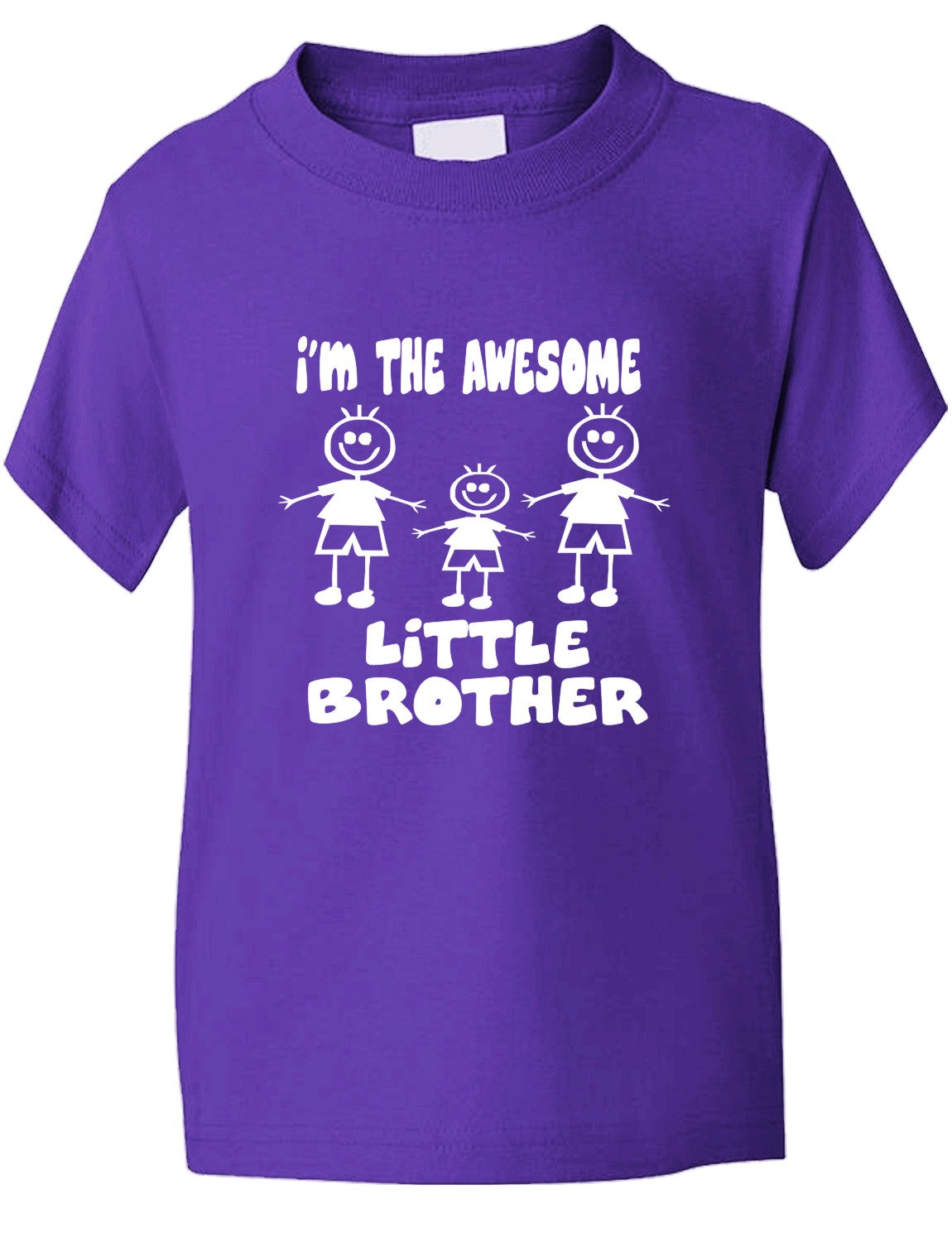 I'm The Awesome Little Brother Of 2 Brothers Kids T-Shirt