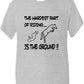 Hardest Part Horse Riding Is The Ground Pony Kids T-Shirt