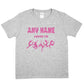 Kids Personalised T-Shirt  Dance Any Name Loves Dance Great For Dance Schools