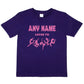 Kids Personalised T-Shirt  Dance Any Name Loves Dance Great For Dance Schools