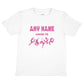 Kids Personalised T-Shirt  Dance Any Name Loves Dance Great For Dance Schools