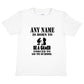 Kids Personalised T-Shirt  Born Be A Gamer PS4 Any Name