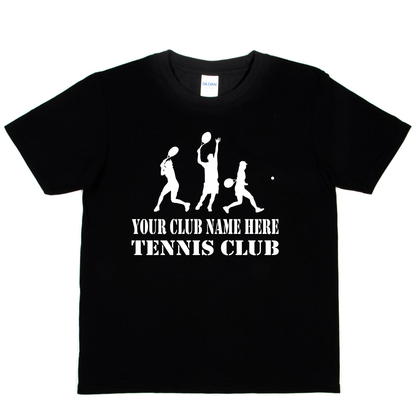 Tennis Your Club Name Here Kids Personalised Tee Custom With Tennis Team Name