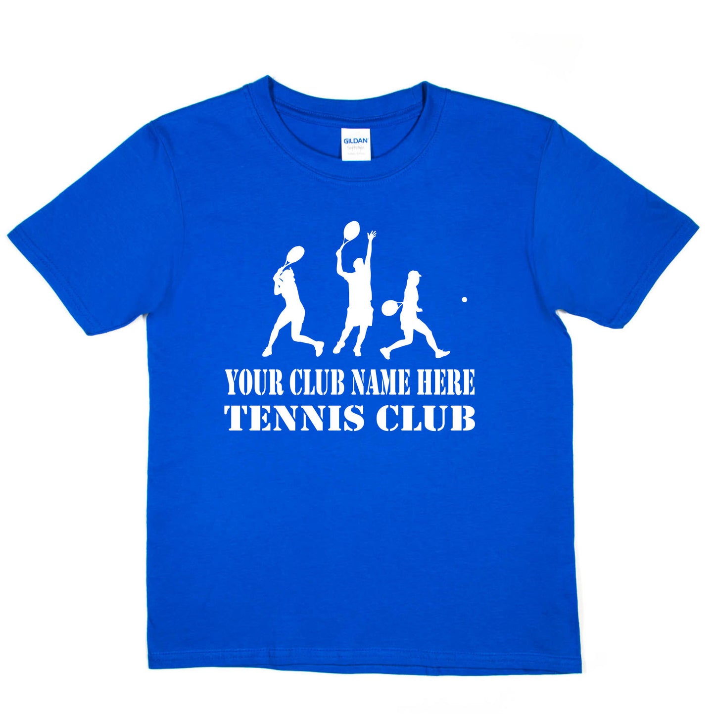 Tennis Your Club Name Here Kids Personalised Tee Custom With Tennis Team Name