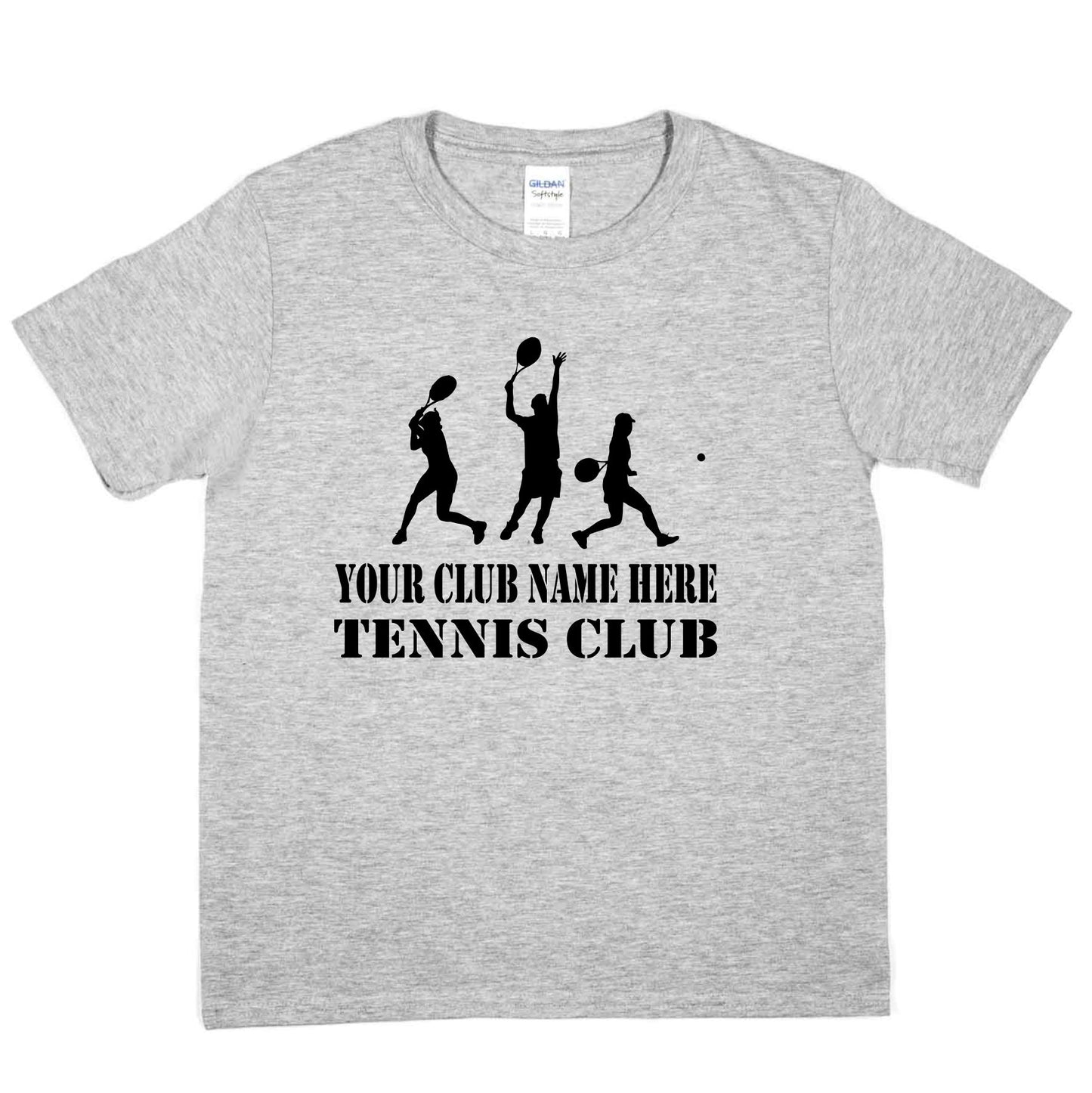 Tennis Your Club Name Here Kids Personalised Tee Custom With Tennis Team Name