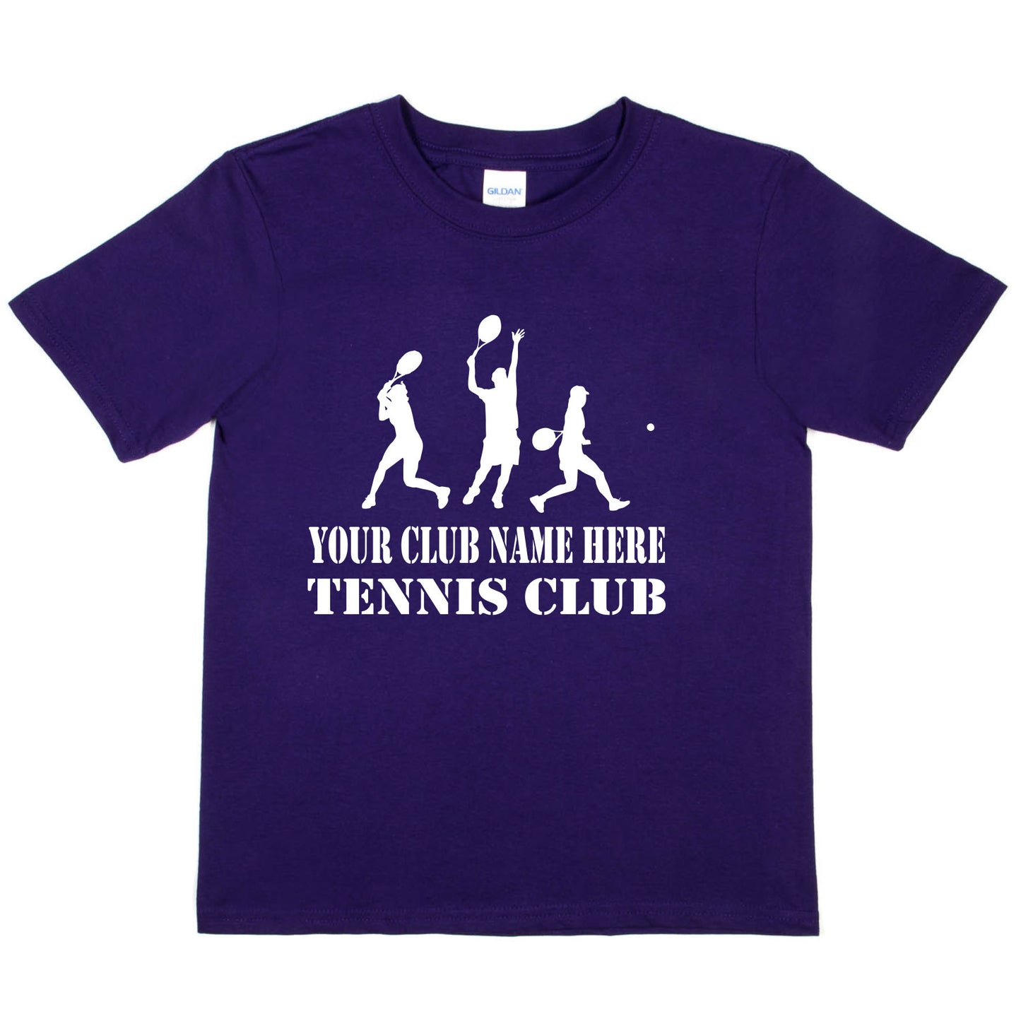 Tennis Your Club Name Here Kids Personalised Tee Custom With Tennis Team Name