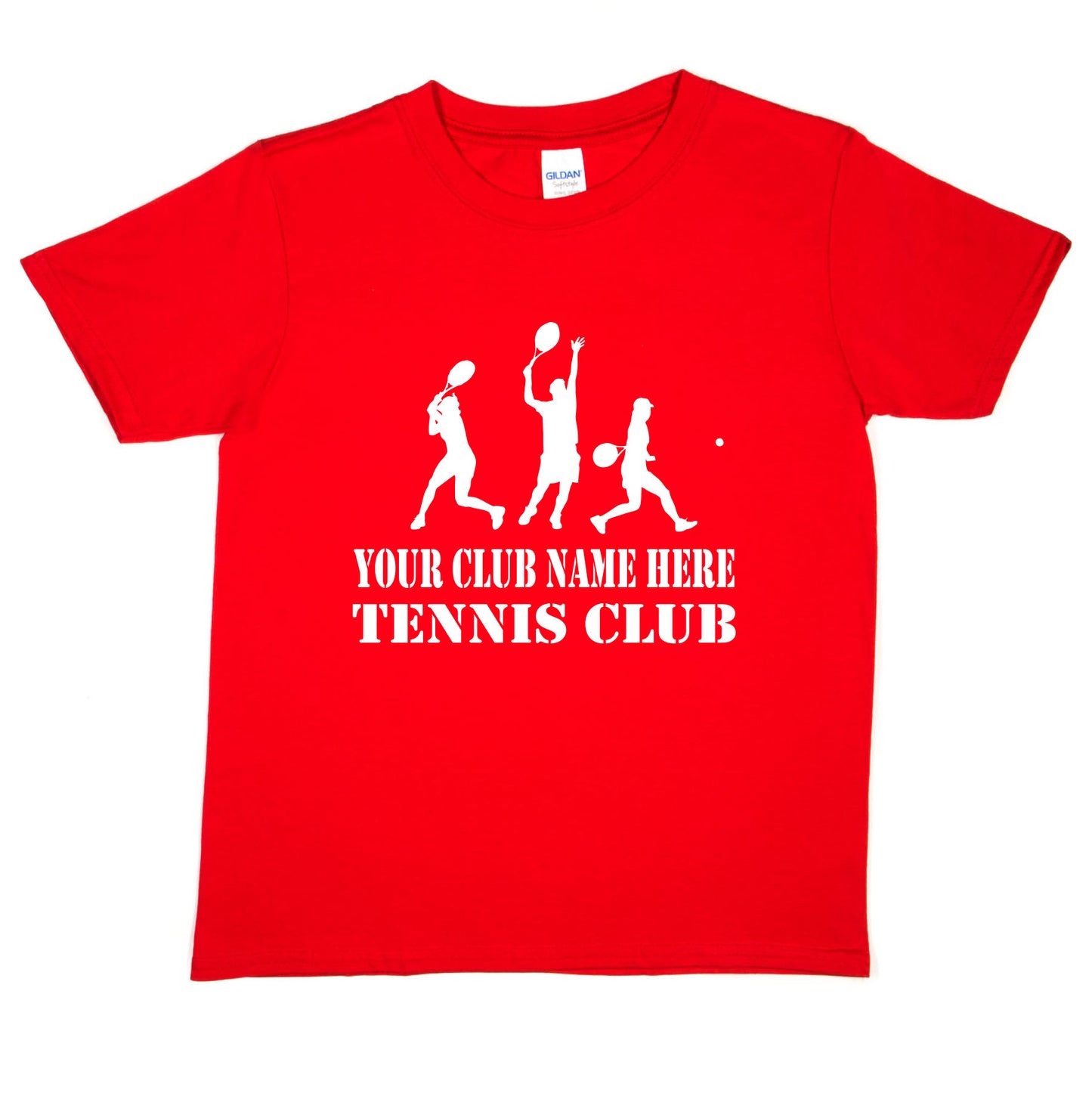 Tennis Your Club Name Here Kids Personalised Tee Custom With Tennis Team Name