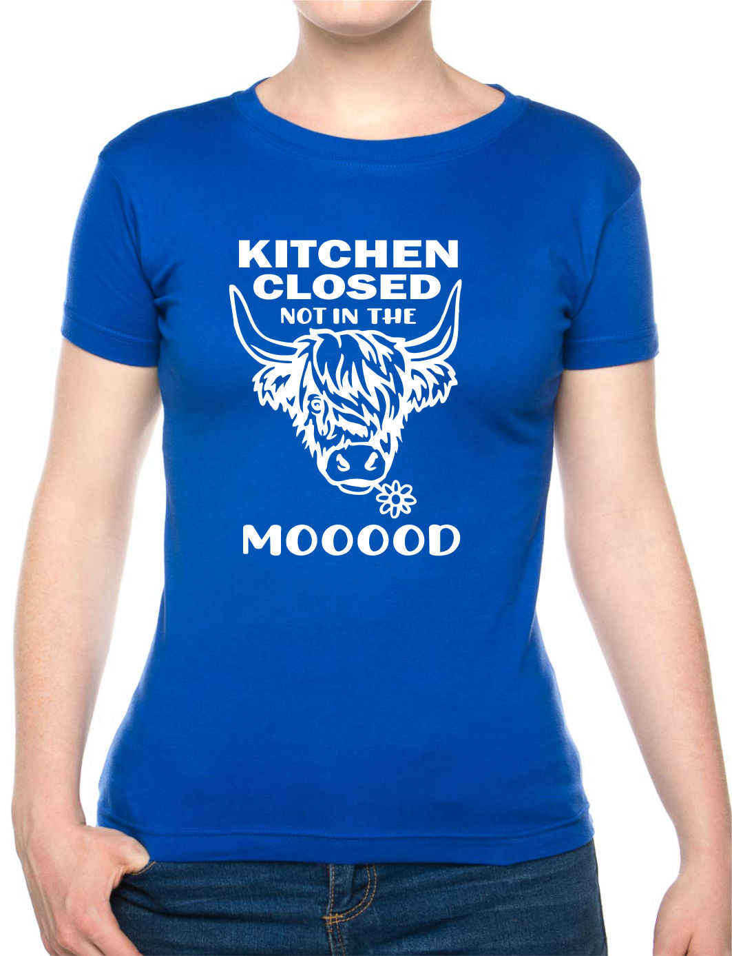 Kitchen Closed Not In The Mood Womens T-Shirt Funny Birthday Tee Ladies