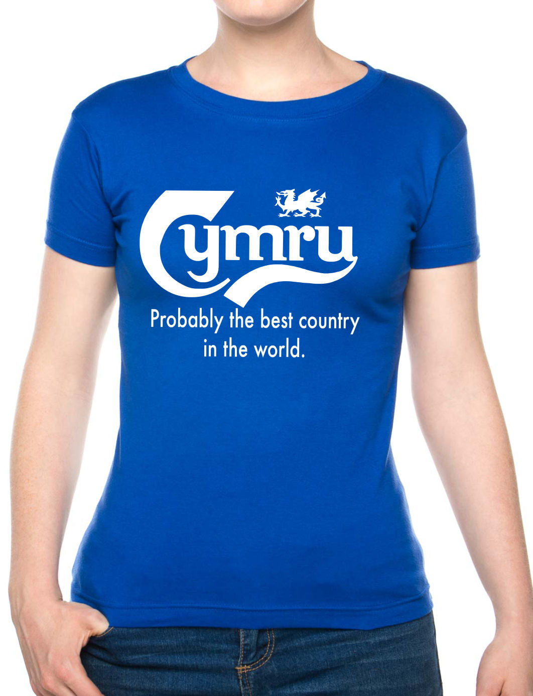 Wales Cymru Best Country Welsh Ladies T-Shirt