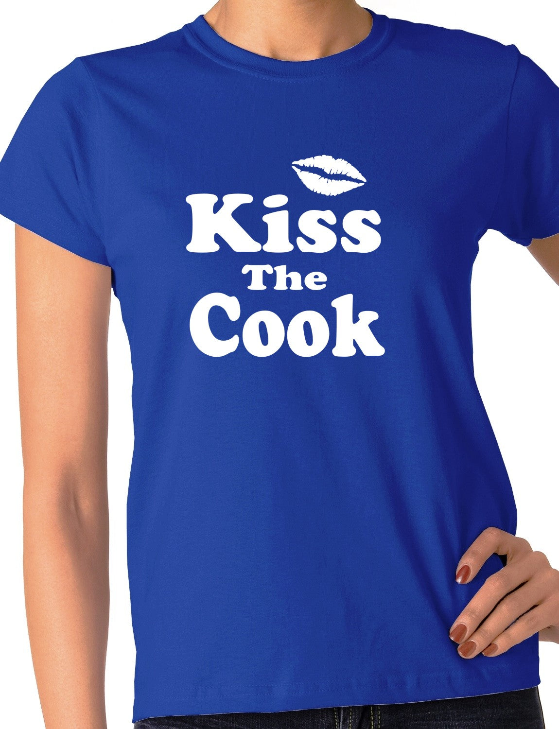 Kiss The Cook Ladies T-shirt