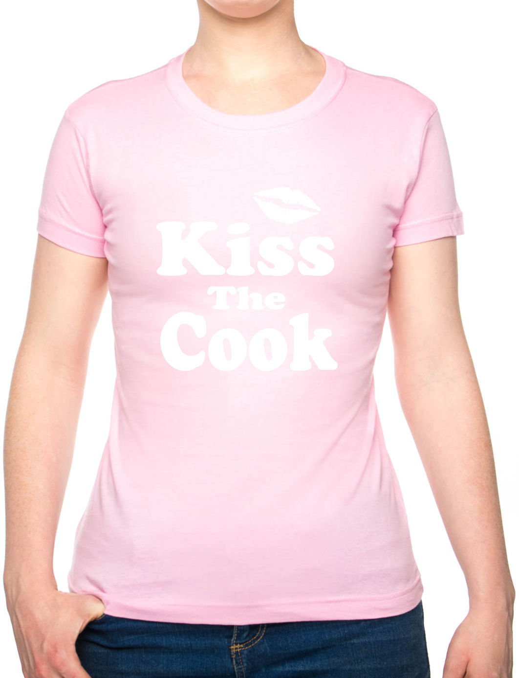 Kiss The Cook Ladies T-shirt