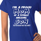 I'm A Proud Mom Of An Awesome Son Ladies T-shirt