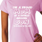 I'm A Proud Mom Of An Awesome Son Ladies T-shirt