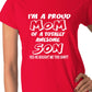 I'm A Proud Mom Of An Awesome Son Ladies T-shirt