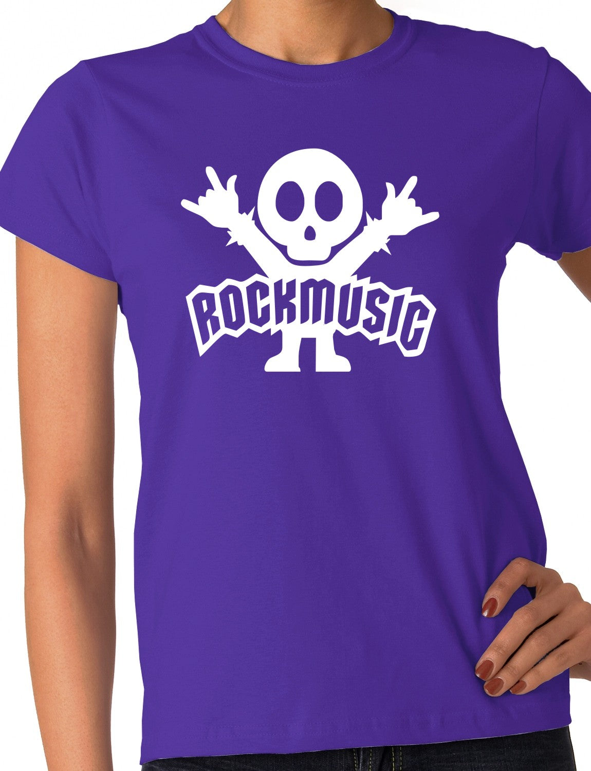 Rock Music Ladies T Shirt
