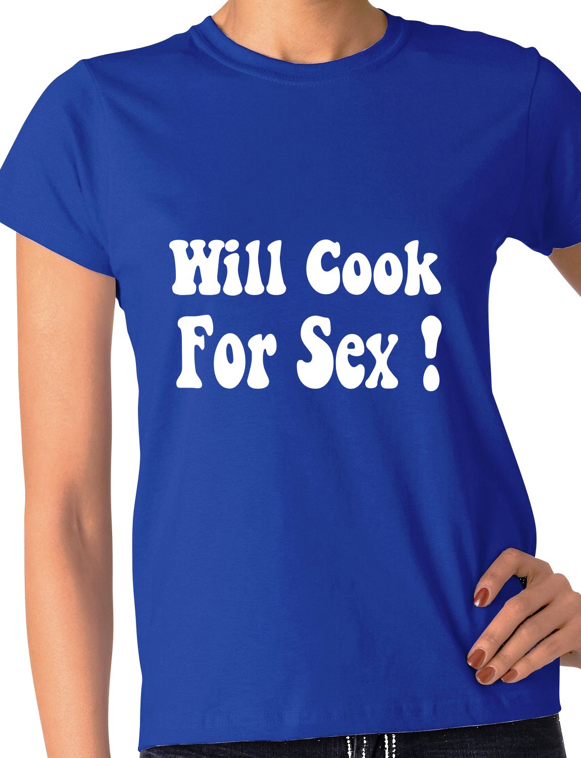 Will Cook For Sex Funny Gift Ladies T Shirt