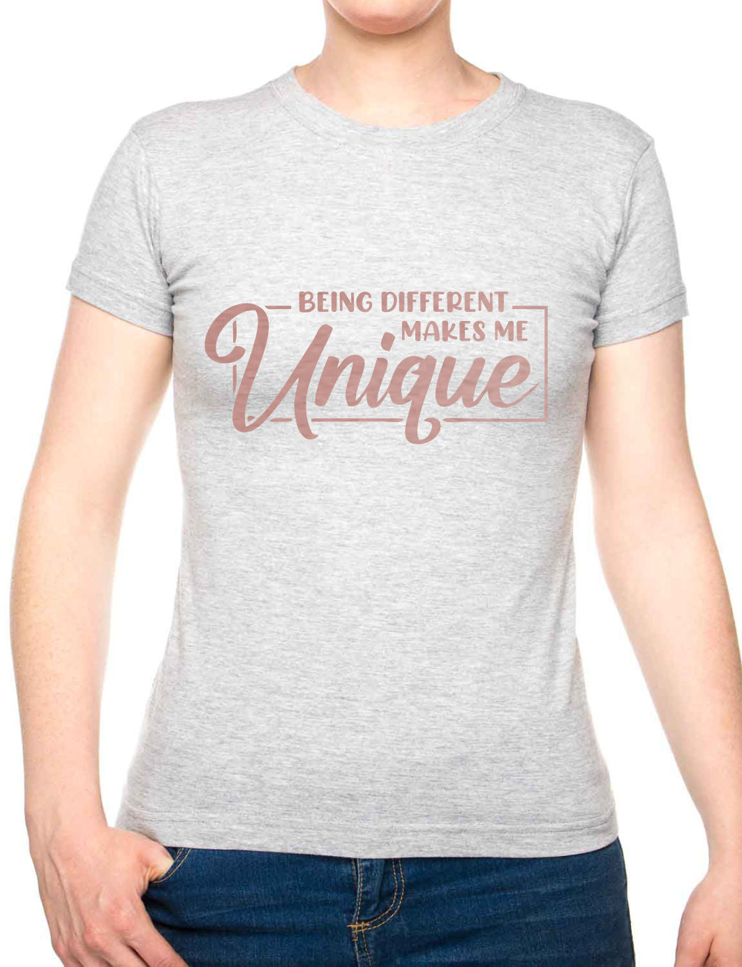Being Different Makes Me Unique Metal Awareness Self Love Womens T-Shirt Tee