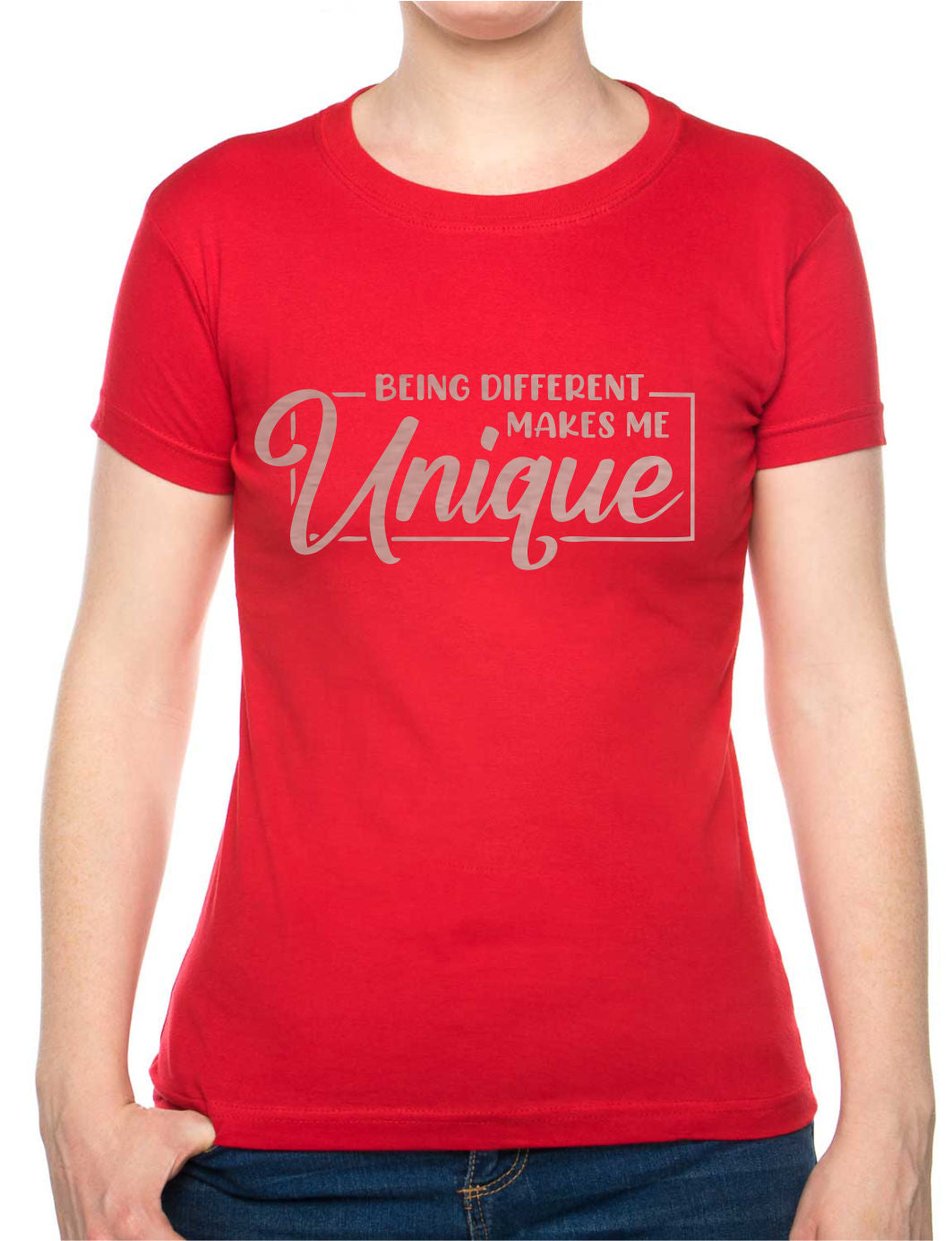 Being Different Makes Me Unique Metal Awareness Self Love Womens T-Shirt Tee