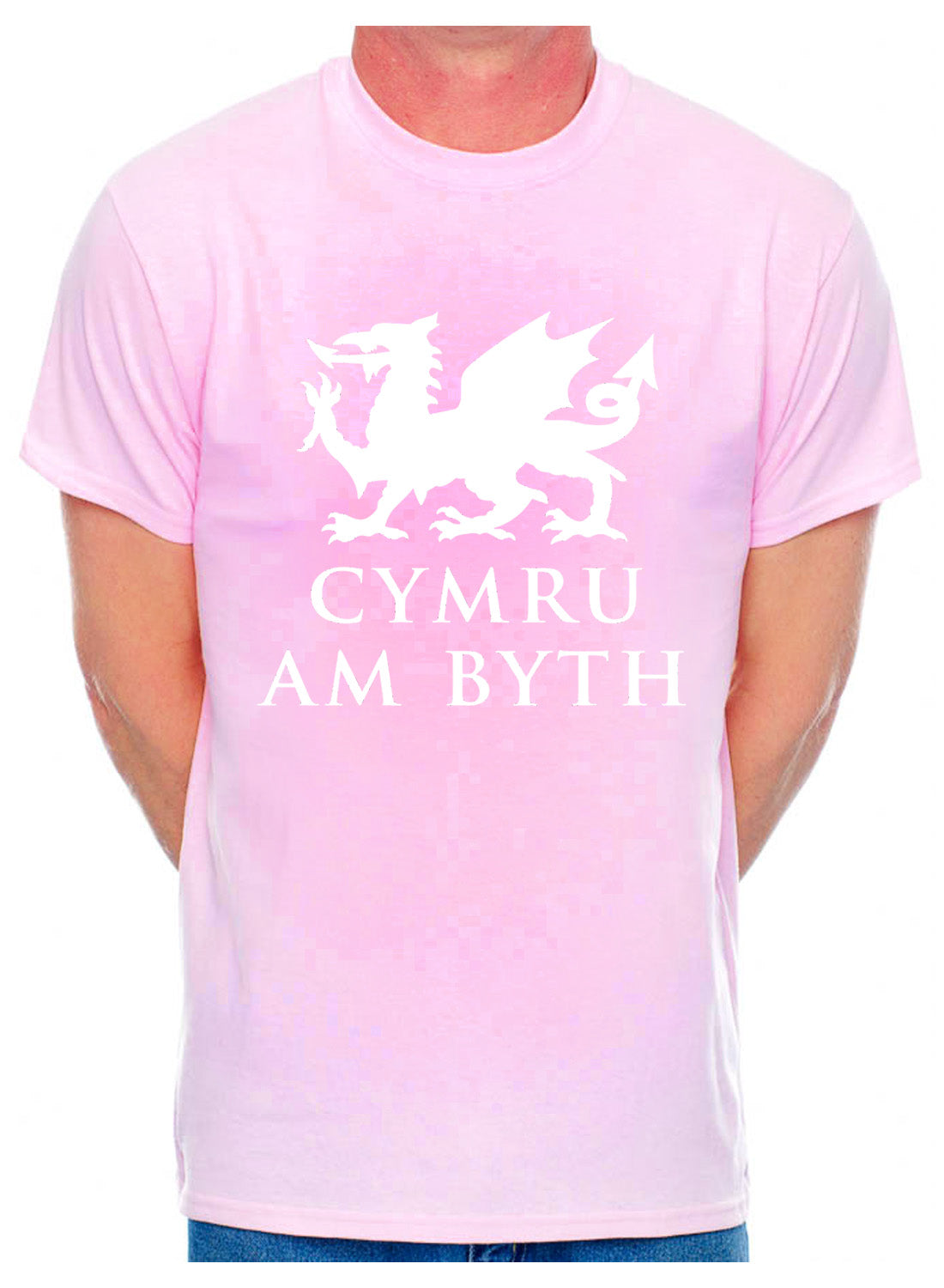 Cymru Am Byth Wales Welsh Dragon Mens T-Shirt