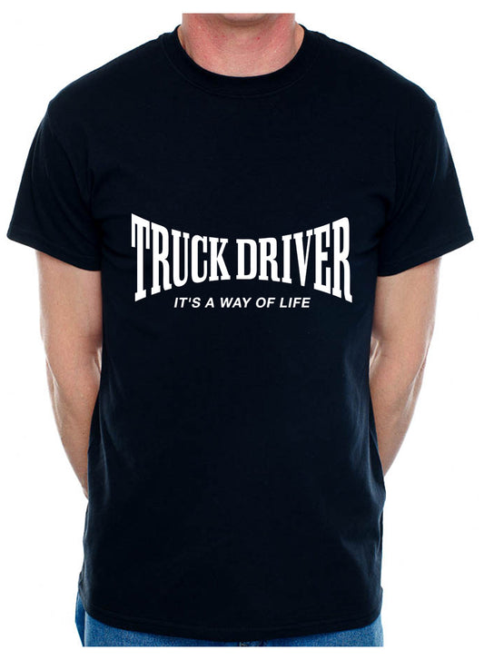 Truck Driver it’s a Way Of Life Lorry Driver Delivery Driver Mens T-Shirt