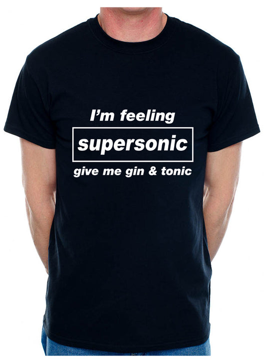 Supersonic Give Me Gin & Tonic Mens T-Shirt