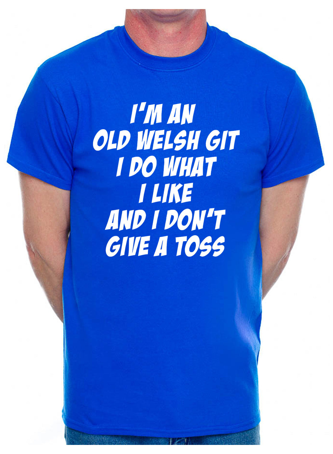 I'm An Old Welsh Git Wales Birthday Retirement Present Mens T-Shirt