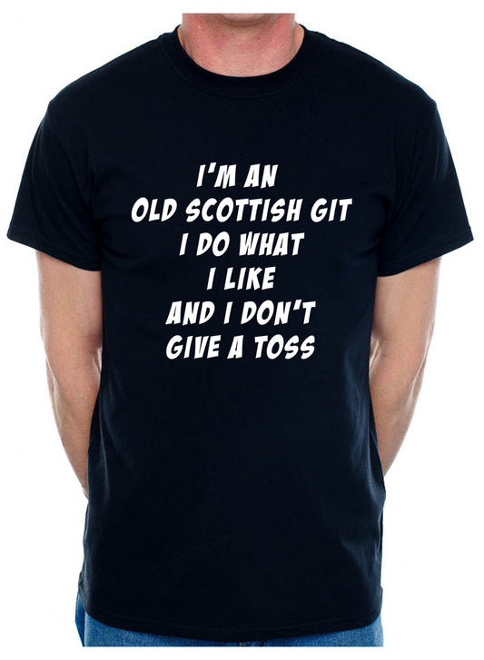 I'm An Old Scottish Git Scotland Birthday Retirement Present Mens T-Shirt