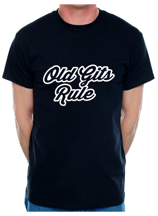 Old Gits Rock Mens T-Shirt Retirement