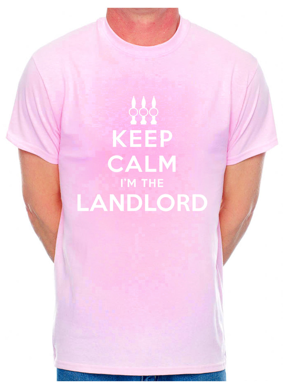 Keep Calm I'm The Landlord Pub Barman Mens T-Shirt