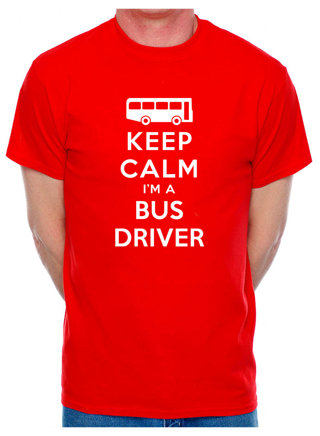 Keep Calm I'm A Bus Driver Mens T-Shirt