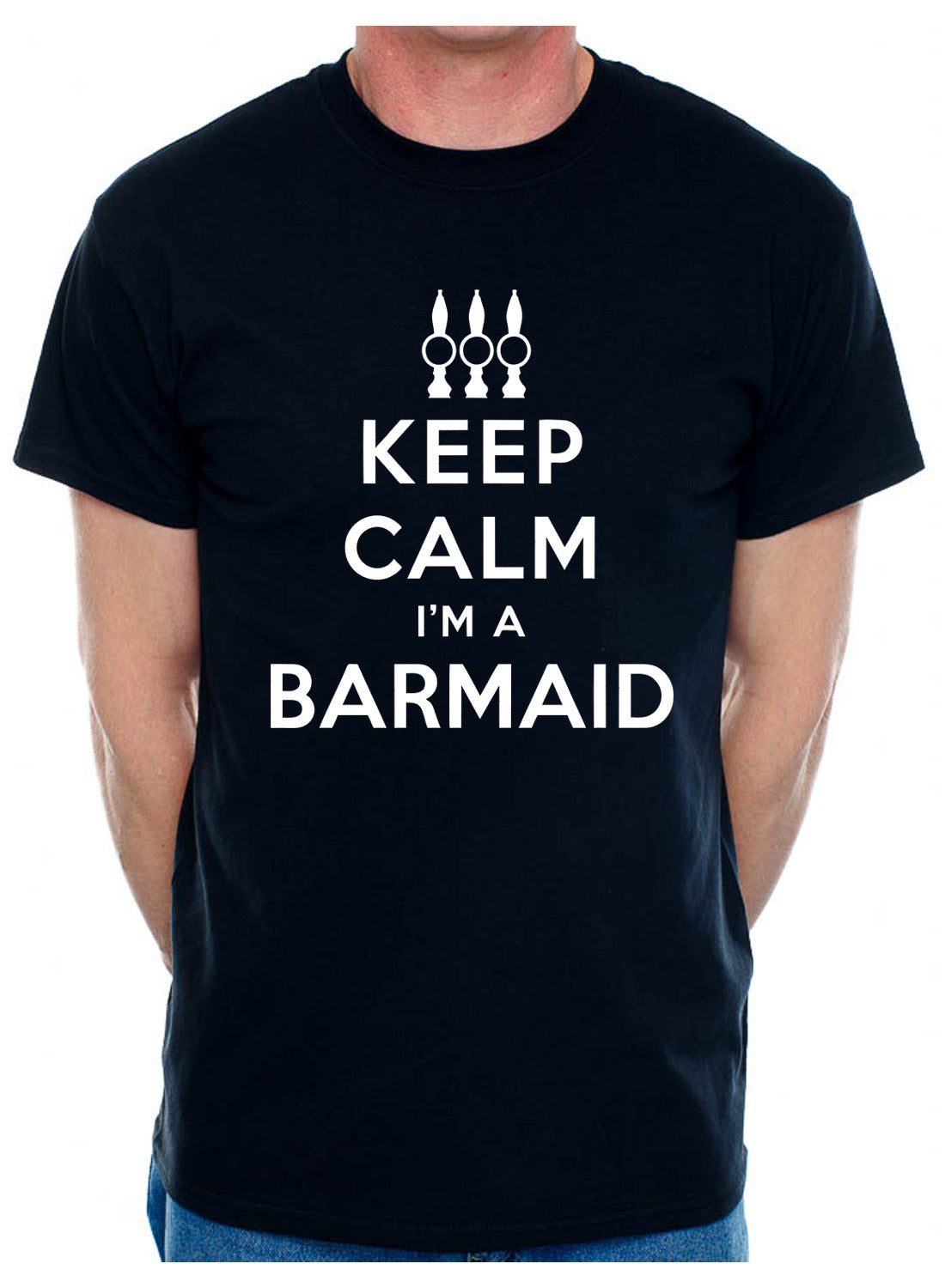 Keep Calm I'm A Barmaid Pub Landlord Mens T-Shirt