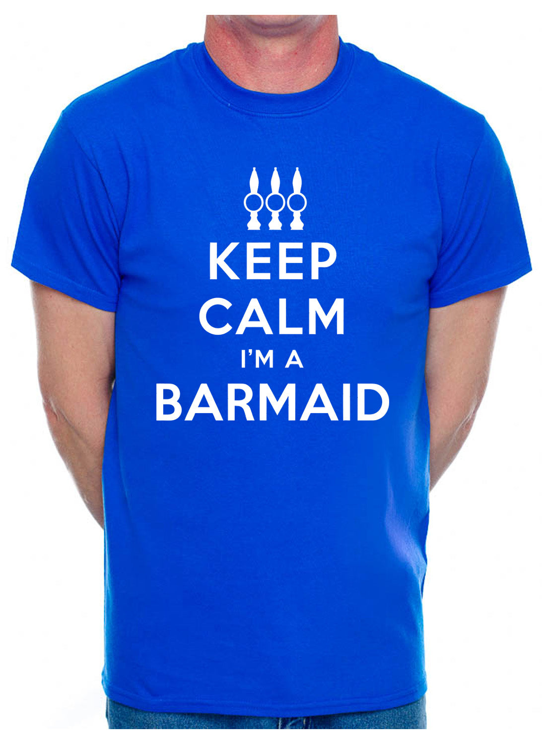 Keep Calm I'm A Barmaid Pub Landlord Mens T-Shirt