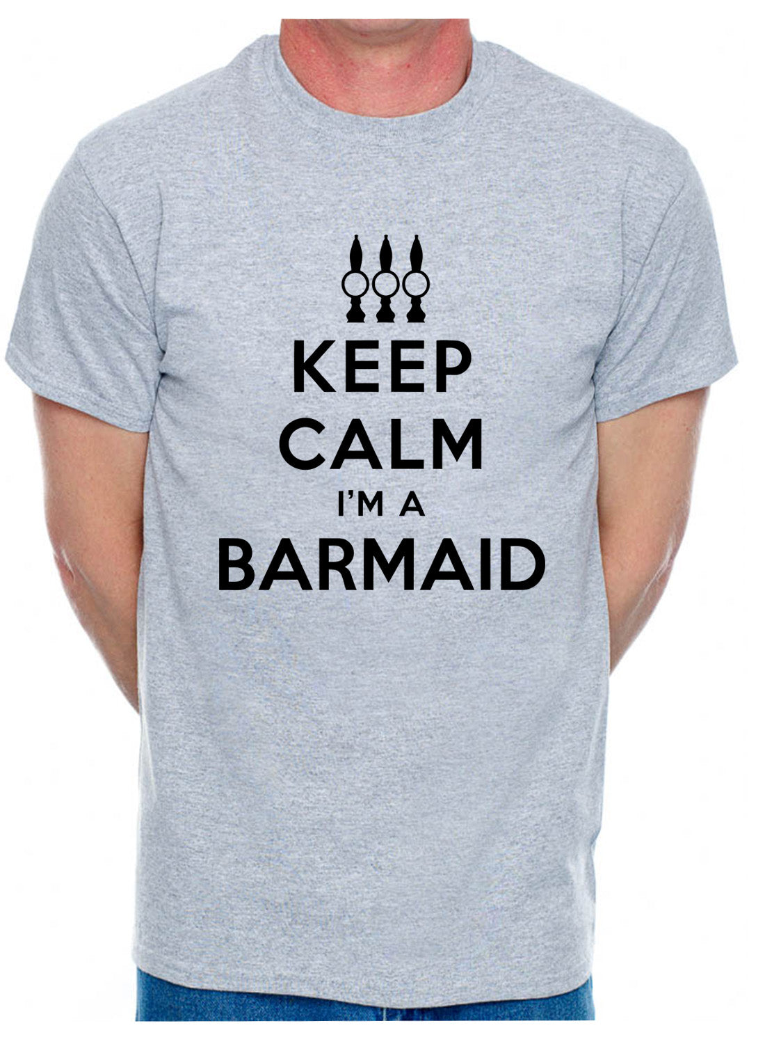 Keep Calm I'm A Barmaid Pub Landlord Mens T-Shirt