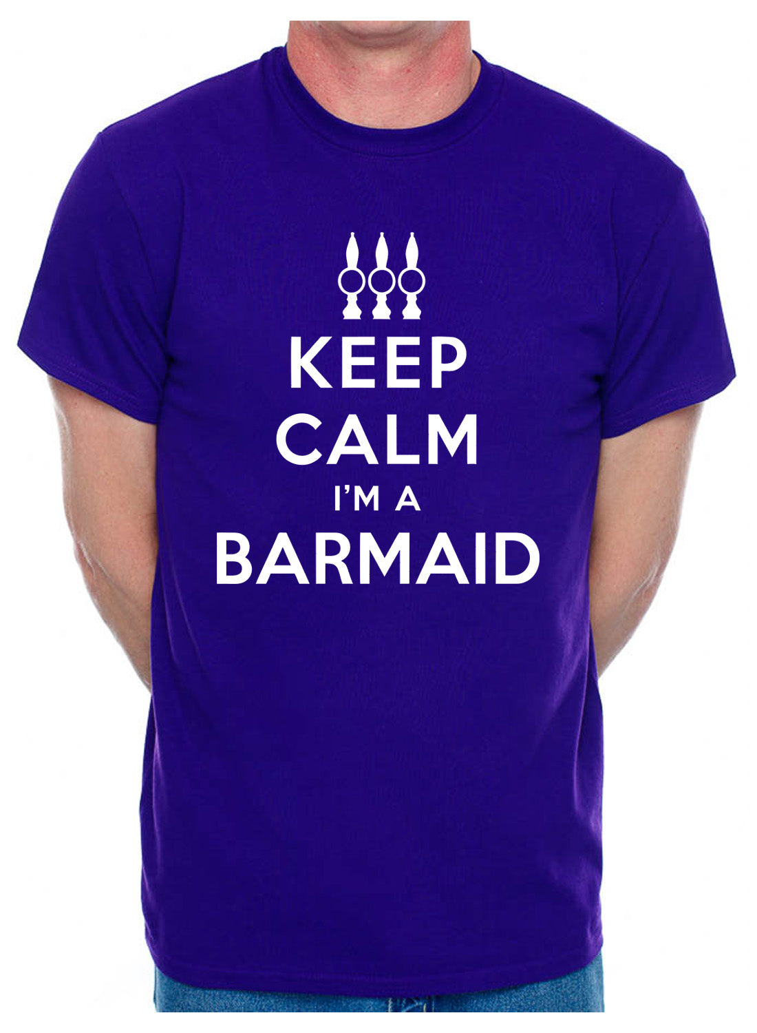 Keep Calm I'm A Barmaid Pub Landlord Mens T-Shirt