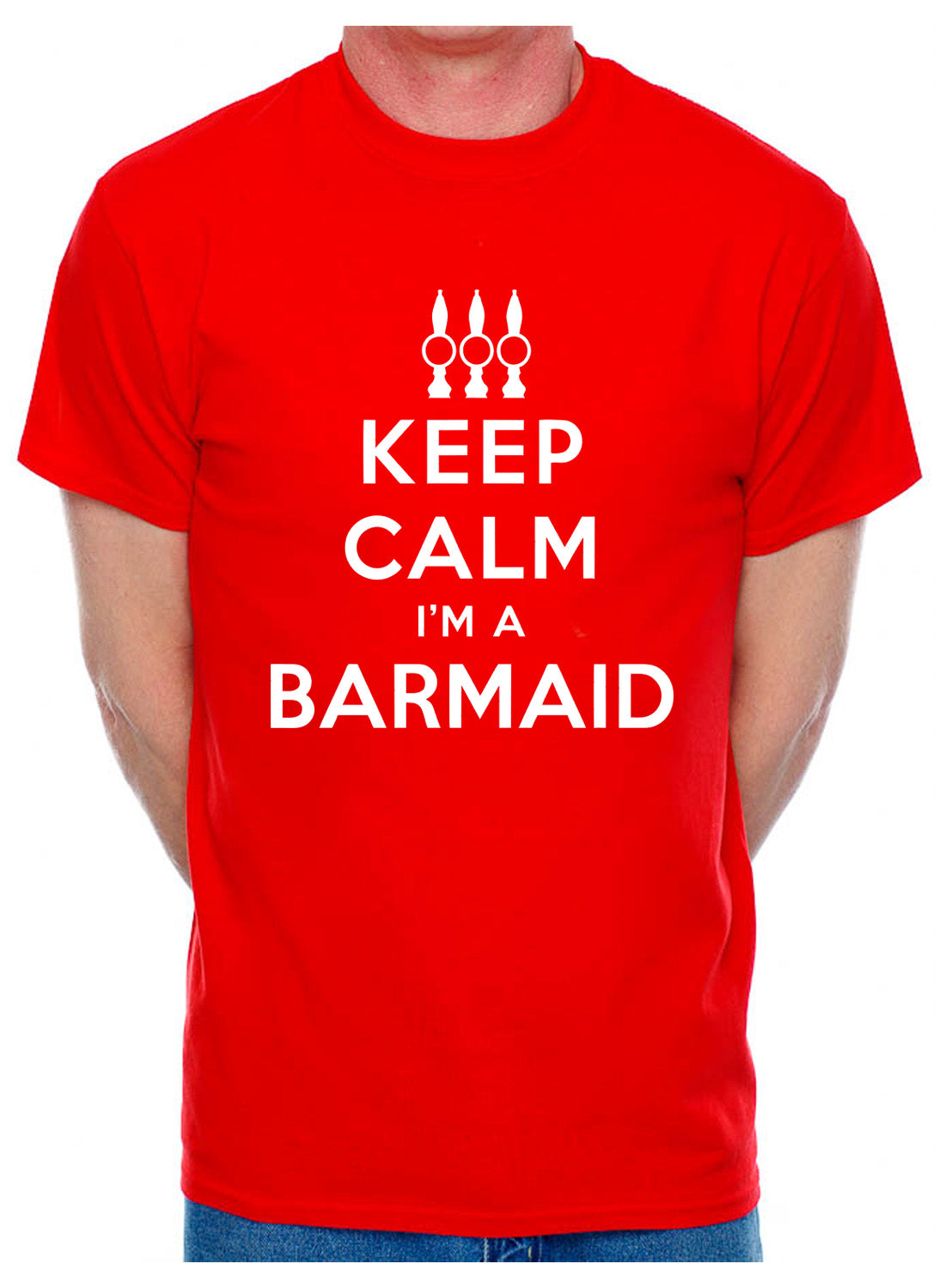 Keep Calm I'm A Barmaid Pub Landlord Mens T-Shirt