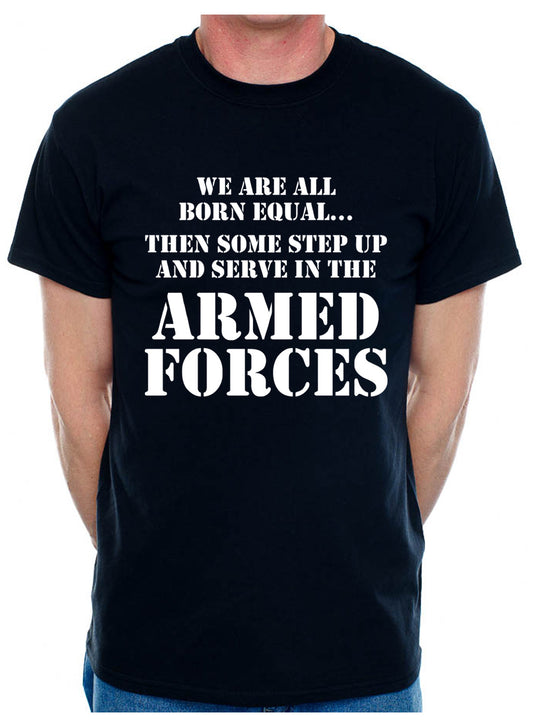 Armed Forces Army Navy Raf Gift Mens T-Shirt